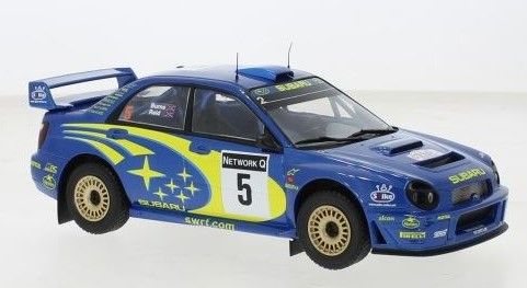 IXO24RAL026A - SUBARU IMPREZZA S7 #5 BURNS/REID RALLYE DE GRANDE BRETAGNE 2001 blue - 1