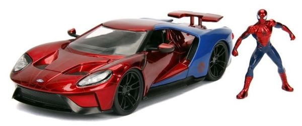 JAD99725 - FORD GT 2017 Marvel Spider-Man with character inclued - 1