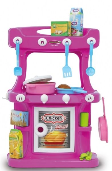 JAM460426 - Pink Little Cook Kitchen - 43 Pieces - 1