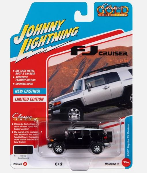 JLCG030B-A - TOYOTA FJ Cruiser 2007 Black from the CLASSIC GOLD series in blister pack - 1