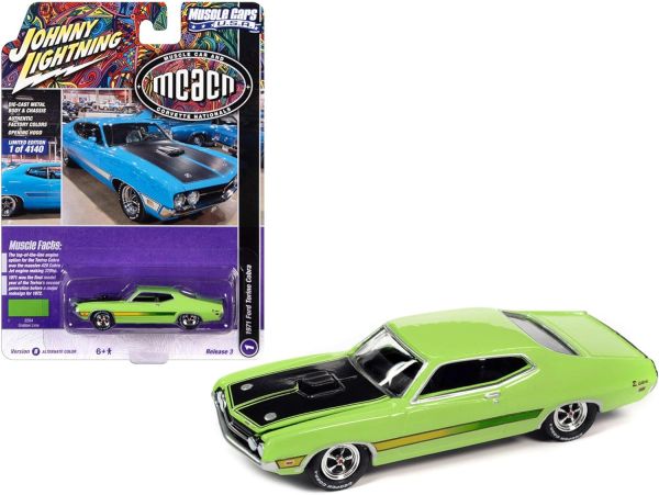 JLMC031B-A - FORD Torino Cobra 1971 green from the MUSCLE CARS 2022 series, blister-packed - 1