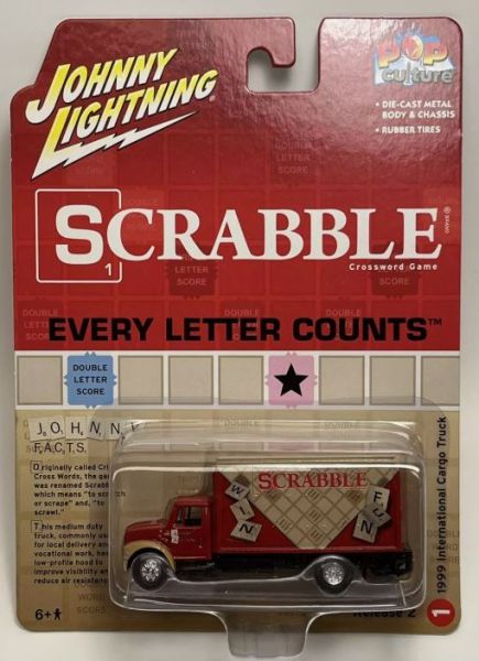 JLPC007-A - INTERNATIONAL Cargo truck 1999 - SCRABBLE - from the POP CULTURE 2022 series in blister packs - 1