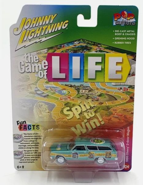 JLPC009-B - CHEVROLET 2-door Wagon 1965 blue - THE GAME OF LIFE - from the POP CULTURE 2022 series in blister pack - 1