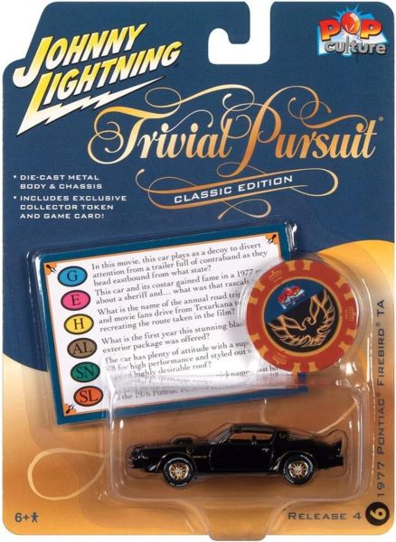 JLPC009-F - PONTIAC Firebird TA 1977 Black - TRIVIAL PURSUIT - from the POP CULTURE 2022 series, blister-packed - 1