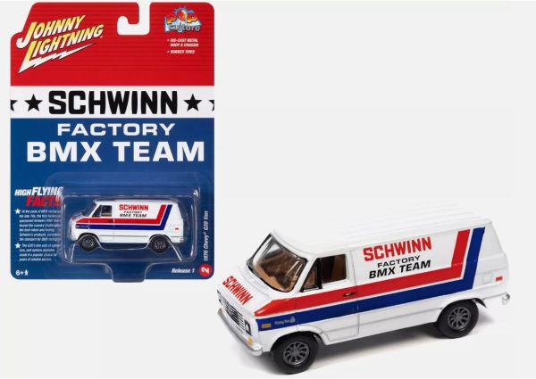 JLPC011-B - CHEVROLET G20 Van 1976 - SCHWINN - from the POP CULTURE 2023 series in blister pack - 1