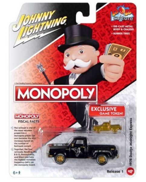 JLPC011-D - DODGE Midnight Express 1978 Black - MONOPOLY - from the POP CULTURE 2023 range in blister pack - 1