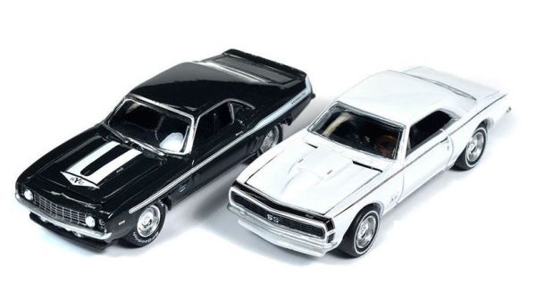 JLPK019A-2 - CHEVROLET Camaro 1969 green and CHEVROLET Camaro 1967 white - YENKO - from TWIN PACK 2022 series A in blister pack - 1