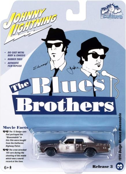 JLSP215 - DODGE Monaco BluesMobile 1974 - BLUES BROTHERS in blister pack - 1