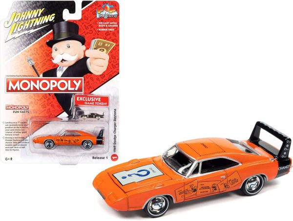 JLSP234 - DODGE Daytona 1969 orange - MONOPOLY in blister pack - 1