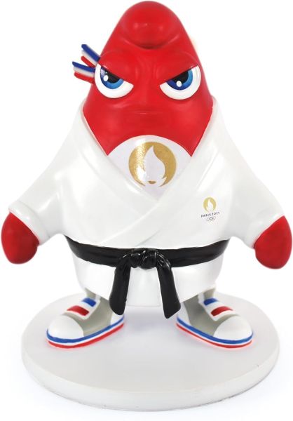 JO2511 - Official figurine of the Paris 2024 Olympic Games - judo - 13 cm - 1