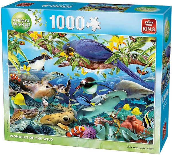 KING5482 - 1000 Piece Jigsaw Puzzle The wonders of nature - 1