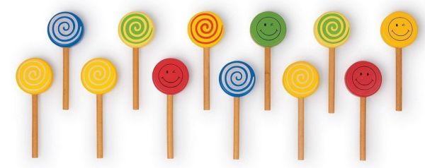 LEGL2441 - 12 Wooden lollies - 1