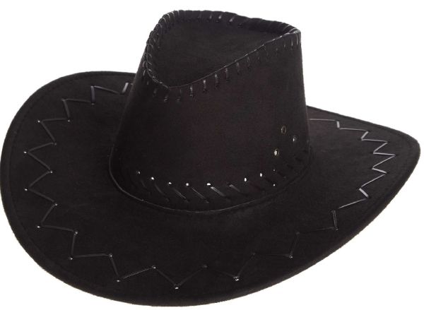 LP00003 - Black cowboy hat - 1