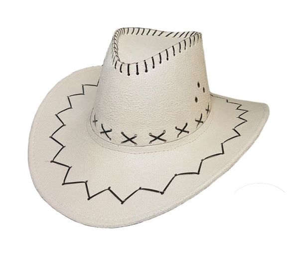 LP00006 - White Cowboy Hat - 1