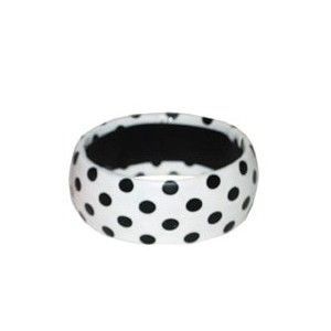 LPE53646B - Black Dots White Bracelet - Children - 1