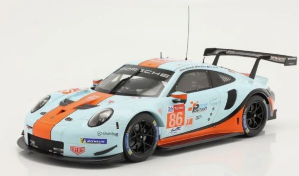 IXO-LEGT18008 - PORSCHE 911 RSR team GULF racing #86 24h du Mans 2018 M.WAINWRIGHT / B.BARKER / A.DAVISON - 1