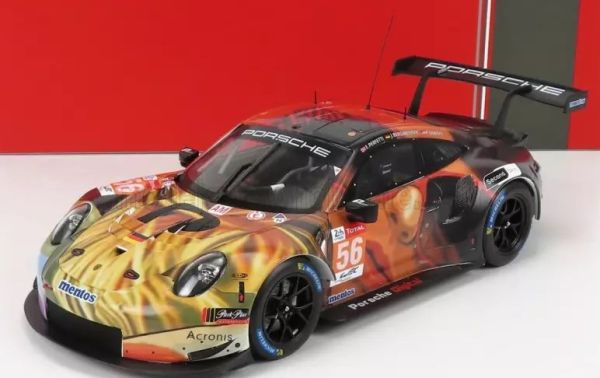 IXO-LEGT18027 - PORSCHE 911 RSR #56 driven by Bergmeister/Lindsey/Perfetti at the 2019 24 Hours of Le Mans - 1