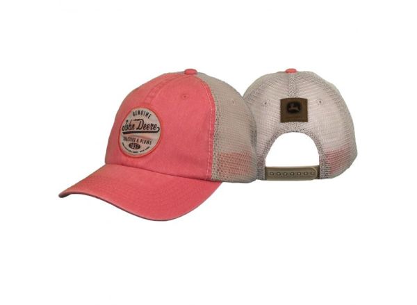 MC23080597IV - JOHN DEERE Commercial Brand Mesh Back Cap Pink - 1