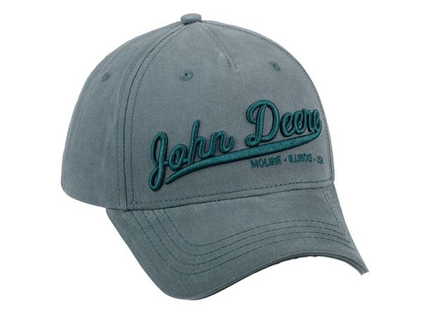 MCL201918011 - basecap cap JOHN DEERE 3D grey - 1