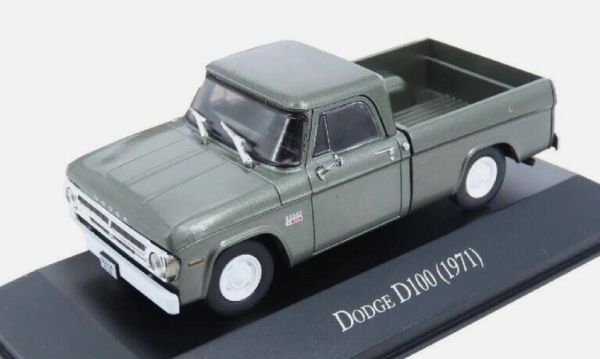 MAGMEXD100 - DODGE D100 1971 Dark green - 1