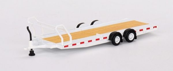 MGTAC21 - Car carrier trailer 2 axles white - 1