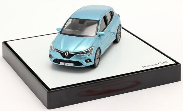 NOREV40637 - RENAULT Clio V 2019 sky blue metallic manufacturer box - 1