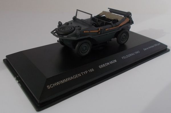 ODE062M - VOLKSWAGEN Schwimmwagen amphibious TYP 166 Feldgrau 1943 German army limited to 500 copies - 1