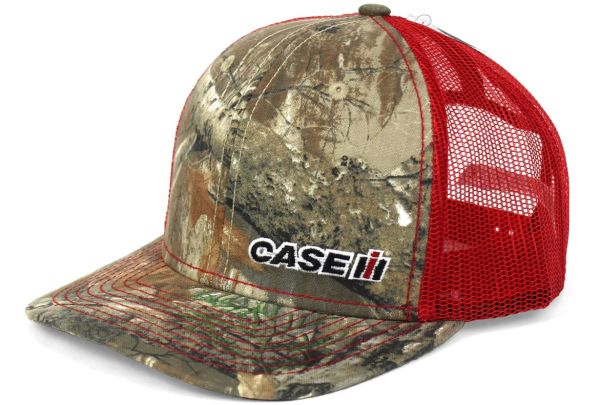 OBT174 - CASE IH Camouflage cap with red mesh back - 1