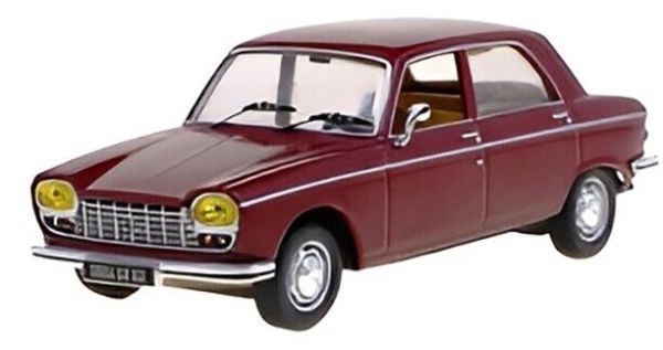 ODE162 - PEUGEOT 204 1967 Bordeaux - 1