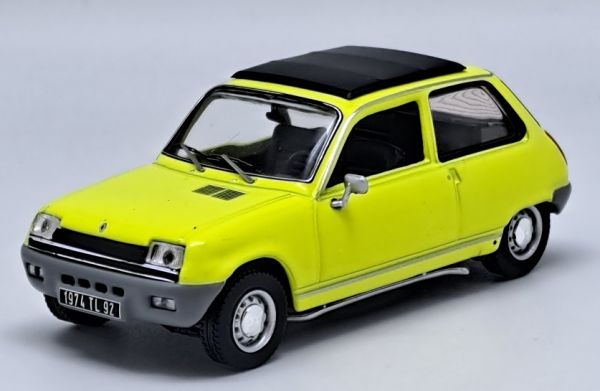 ODE131 - RENAULT 5 TL Yellow with sunroof - Limited to 1000 copies. - 1