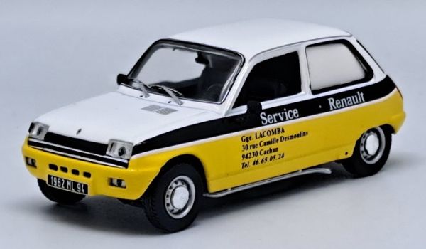 ODE133 - RENAULT 5 Company RENAULT SERVICE - Limited to 504 units. - 1