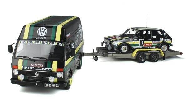 OT353 - VOLKSWAGEN LT35 with Golf GTI MK1 GR.2 #10 Black and green J.PANCIATICI - 1