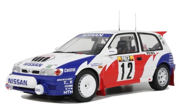 OT461 - NISSAN Sunny GTI-R White #12 Rallye de Monte Carlo 1992 T.MAKINEN - 1