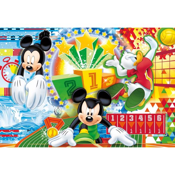 CLE22222-3 - Puzzle 15 Pieces Mickey and Friends at Football - 1