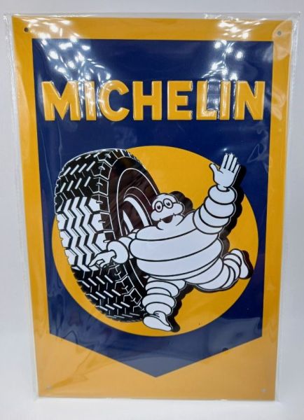 MAGPB213 - Vintage metal plate MICHELIN - 20x30 cm - 1