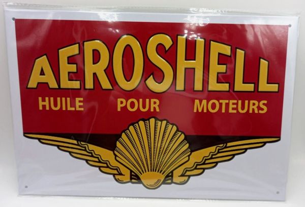 MAGPB222 - Metal plate AEROSHELL - 20x30 cm - 1