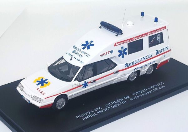 PER406 - CITROEN XM Tissier 1007 - Ambulance BERTIN - Limited to 200 ex. - 1