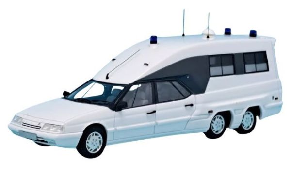 PER918 - CITROEN XM Tissier 1007 white with Ambulances decals - Limited to 150ex. - 1