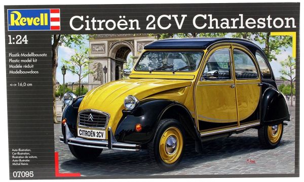 REV07095 - CIRTOEN 2CV Charleston model to mount and to paint paint and glue not inclued - 1