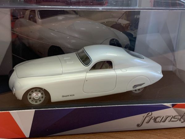 FRANS0027 - PEUGEOT 402 DS coupé special DARL'MAT 1946 white - Limited to 300 copies. - 1