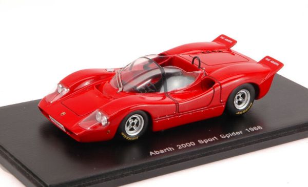 SPAS1329 - ABARTH 2000 Sport Spider 1968 Red - 1