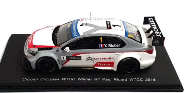 SPAS2460 - CITROEN C-Elysee Total #1 1st R1 Paul Ricard WTCC 2014 Y.Muller - 1