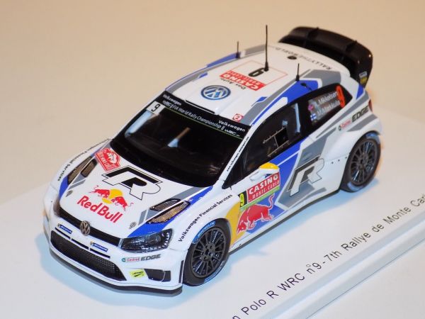 SPAS3787 - VOLKSWAGEN Polo R WRC #9 7th at Monte Carlo 2014 A.Mikkelsen/ M.Markkula - 1