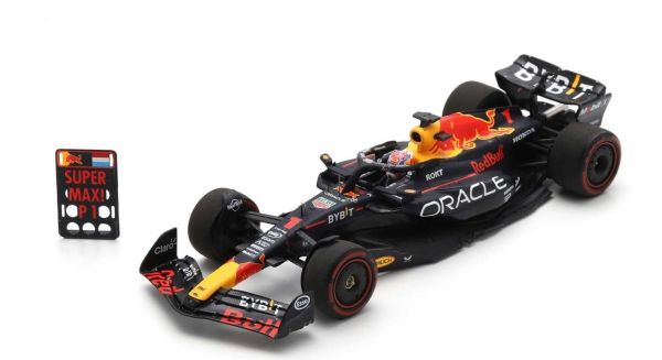 SPAS8916 - RED BULL RB19 #1 Oracle Red Bull Racing Winner GP Belgium 2023 with pit board Max Verstappen - 1