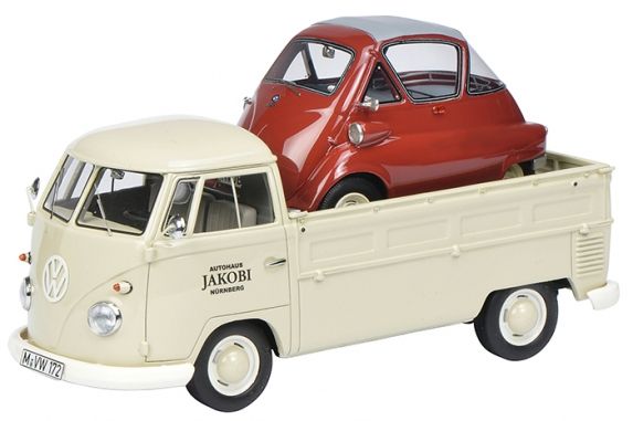 SCH8963 - VOLKSWAGEN T1 Jakobi with BMW Isetta - 1