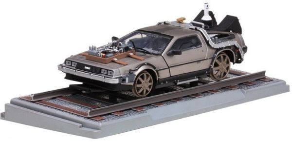 SUN2714 - DELOREAN DMC12 back to the  Futur III rail version - 1