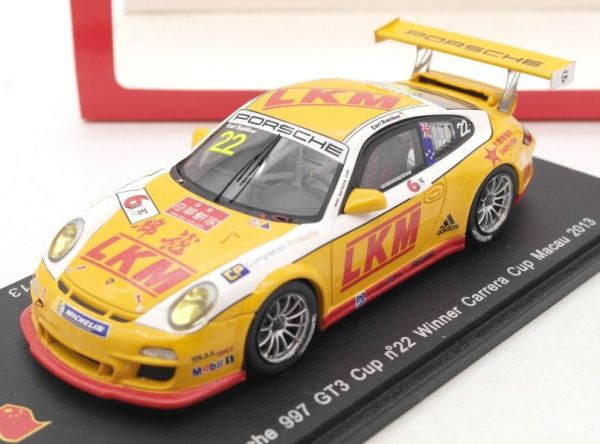 SPASA041 - PORSCHE 997 GT3 Cup #22 Carrera Cup Asia 2013 E. Bamber - Limited to 500 copies. - 1