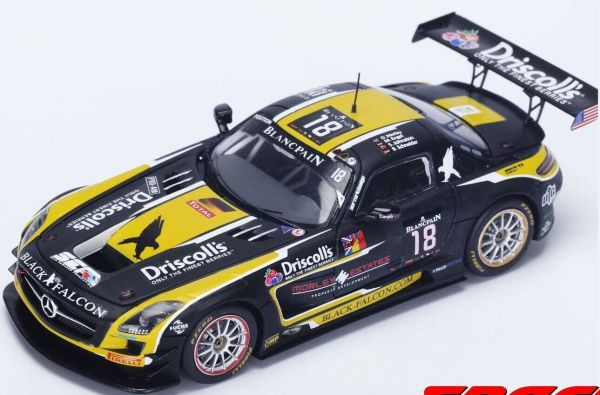 SPASB115 - MERCEDES SLS AMG GT3 Black Falcon #18 24H Spa 2015 - Limited to 300 copies. - 1