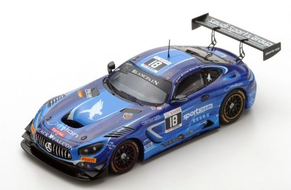 SPASB159 - MERCEDES GT3 #18 Black Falcon - 24h Spa 2017 - A.Al Faisal/ H.Haupt/ G.Piana/ R.Van der Zande - Limited to 300 copies. - 1