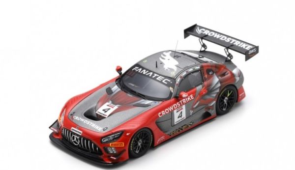 SPASB723 - MERCEDES-AMG GT3 #4 CrowdStrike Racing by Riley 24h SPA 2023 G.Kurtz / I.James / C. Braun / F.Fraga - Limited to 300ex. - 1